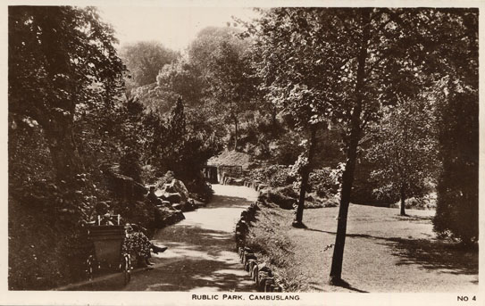 Public Park - Circa 1930's - Holmes' Real Photo Series - Card No.4